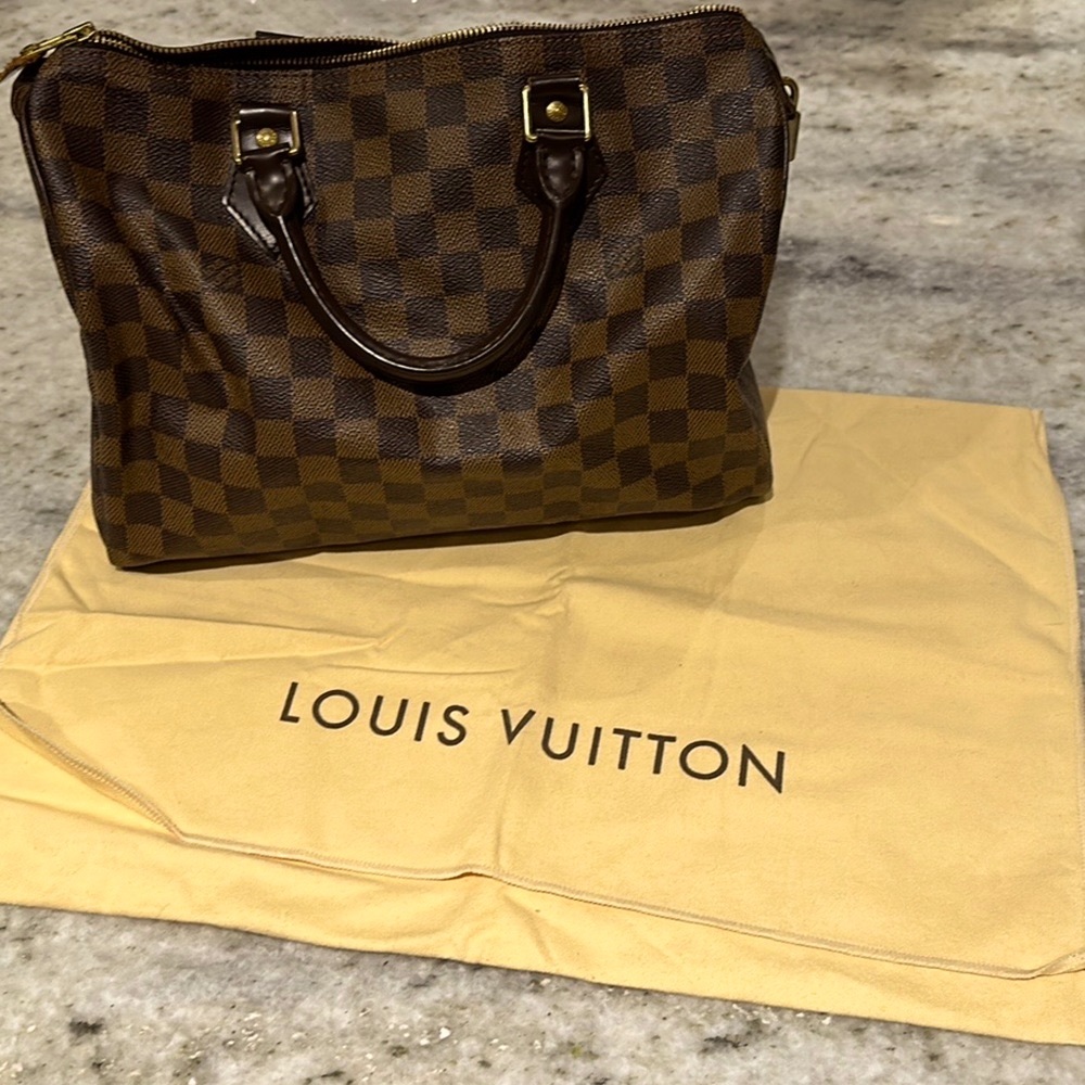 Louis Vuitton Speedy 30 Damier Ebene Canvas